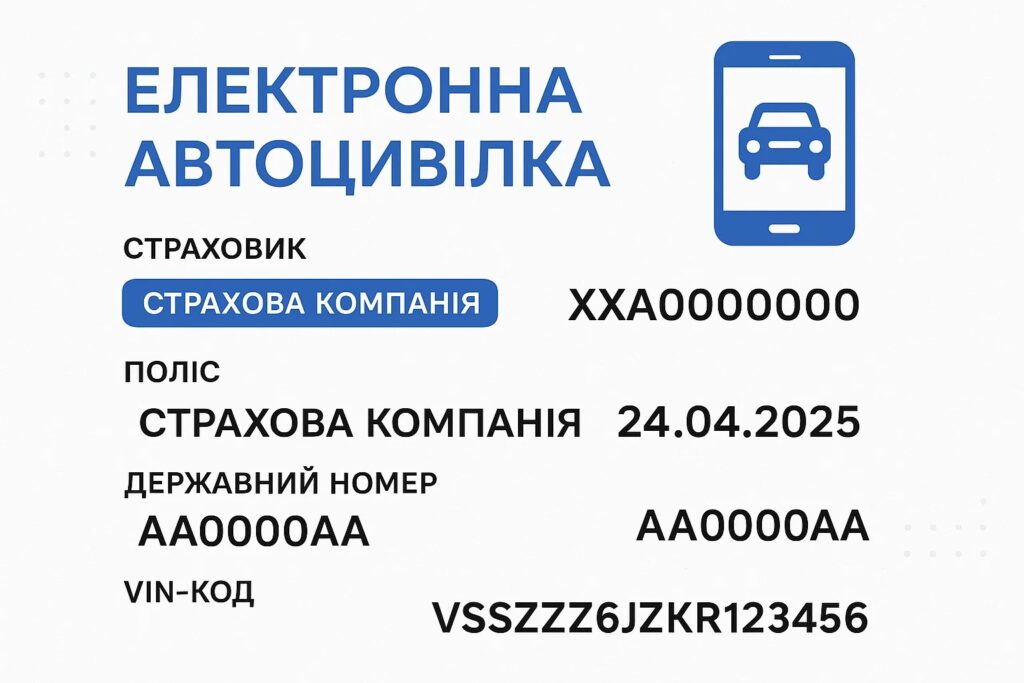 Автоцивілка електронна